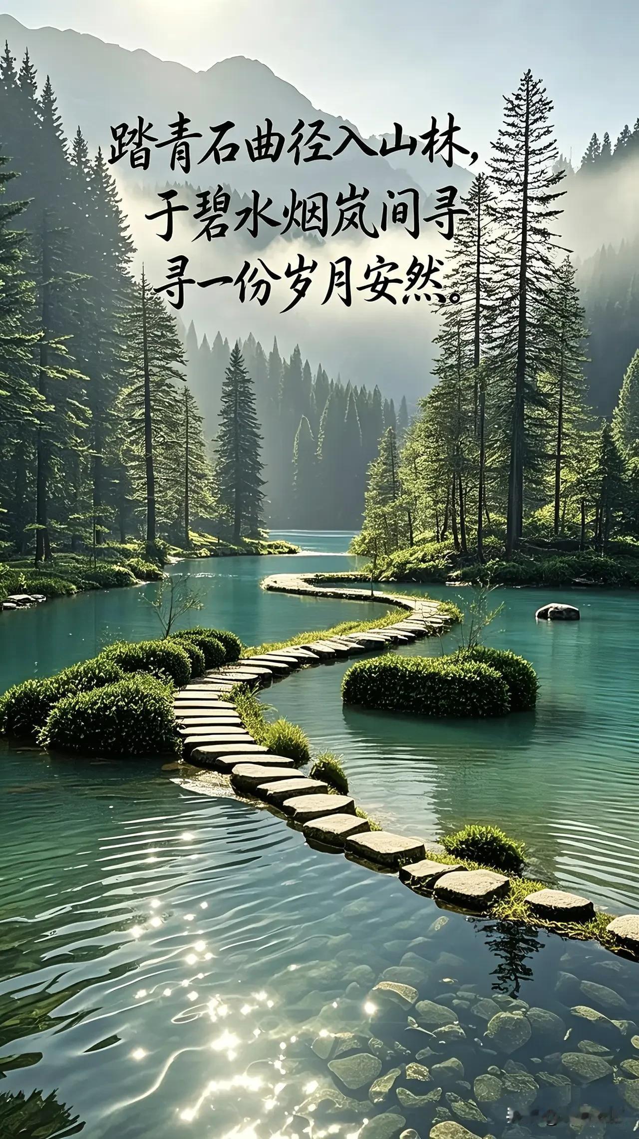 七绝《怡然》岁月从容意自欢，身安日日倚栏看。浮生得失皆云淡，一路清风