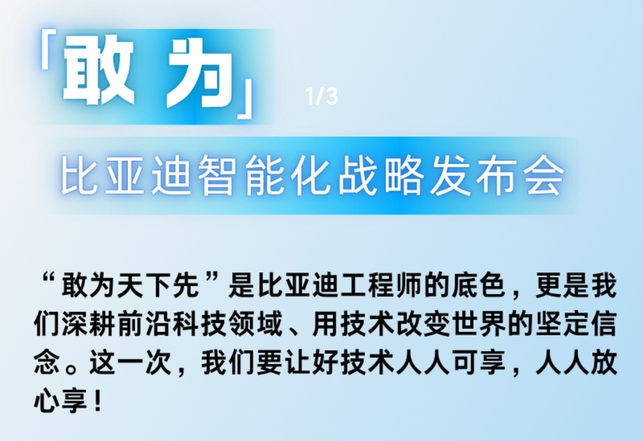 比亚迪今晚发布会，目前舆论上普遍认为比亚迪会第一个高快辅助驾驶兜底，是不是意味着