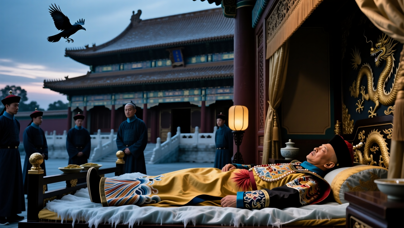 灰烬中的遗诏：光绪帝最后一道圣旨被焚之谜1908年11月14日，傍晚的瀛台涵元殿笼罩在一片阴冷的暮色