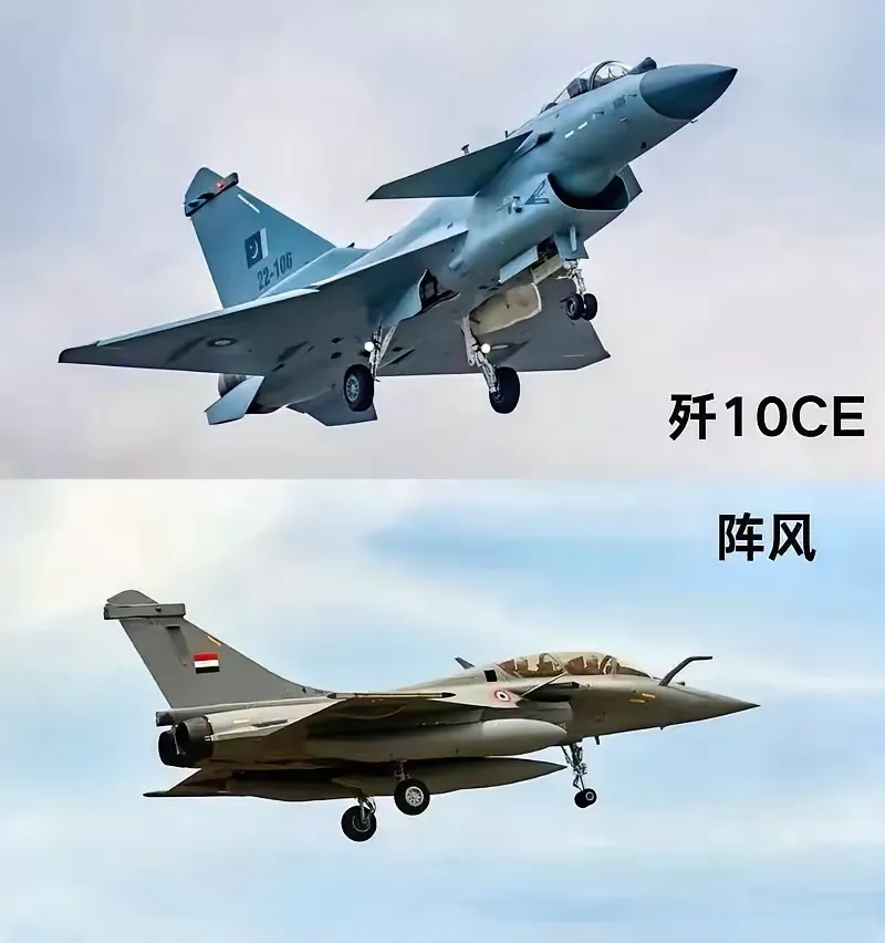 歼10CE，我国的三代半战机，卖给巴铁价格是5000万美元，折成人民币就是3.6