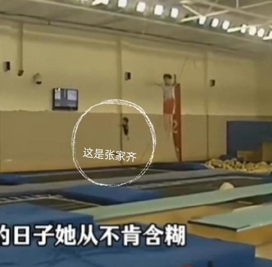 没有人看到张家齐这张训练照，会不触动……想起来幼儿园入学时，孩子和父母都在流