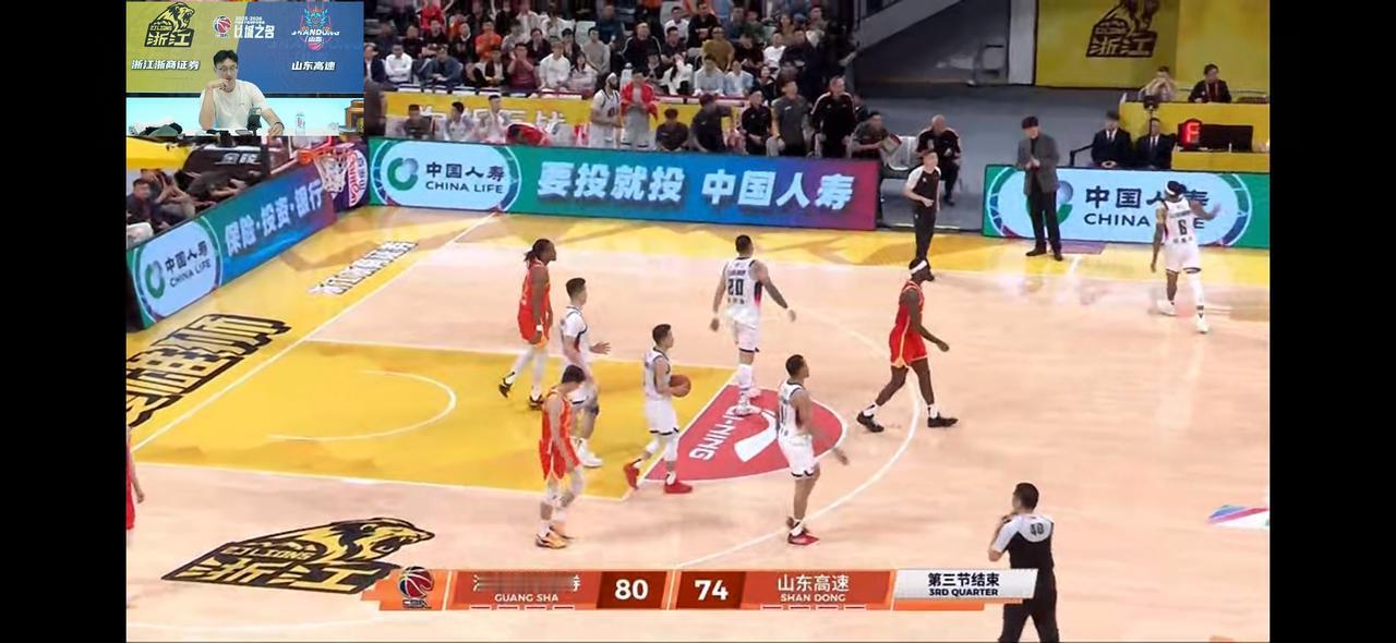 没有想到呀！山东高速男篮比赛会打得这么好！在刚刚结束的浙江浙