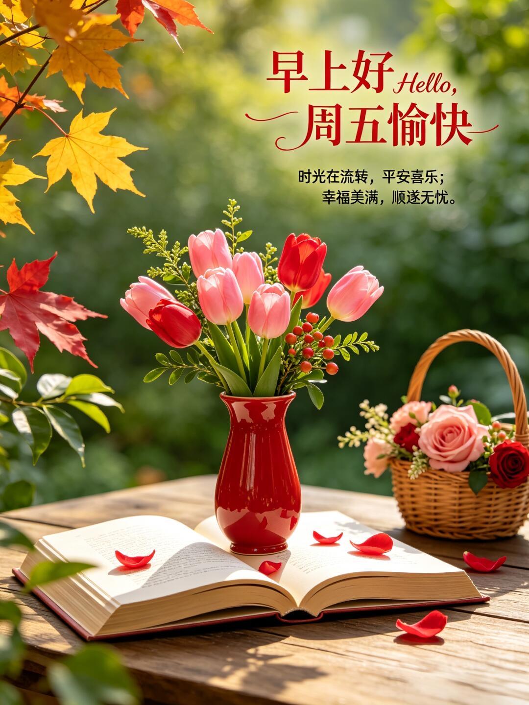 早上好🌷，8月28日周五如约而至。晨光洒落大地，初秋的清晨格外舒心，告别浮躁，