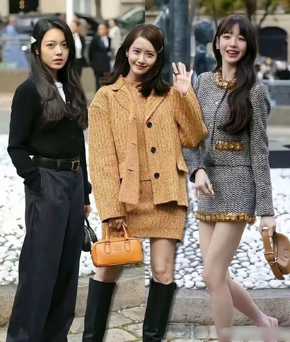 赵今麦林允儿张元英往那一站，一下子就看出中韩审美的差异了，这张照片绝了