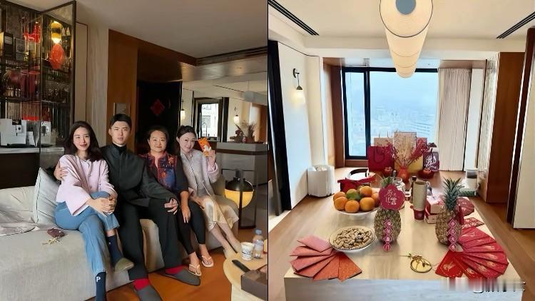 网上总有传言说杨采钰在夫家过得不好，但最近一张全家福彻底把这种说法打破了。照片