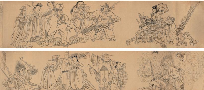 1937年，徐悲鸿在香港时，遇到一个德国人售卖四箱古画，当徐悲鸿看到第三箱时，突