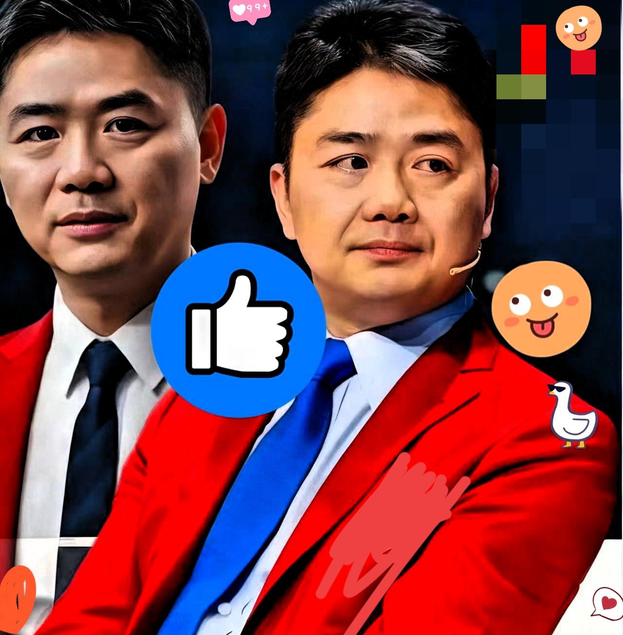 谁懂啊！看到京东的市值对比图直接惊到了！450亿美元的体量，和腾讯、阿里等巨