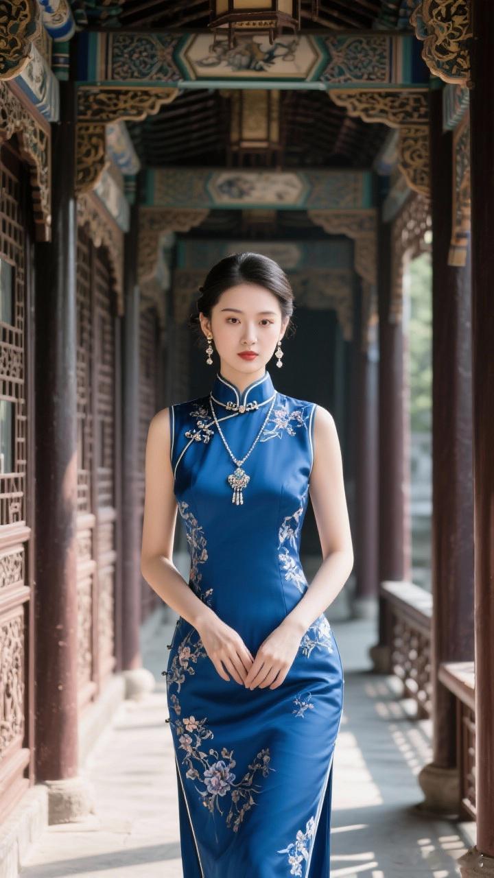 古典旗袍，东方美人，韵味十足！