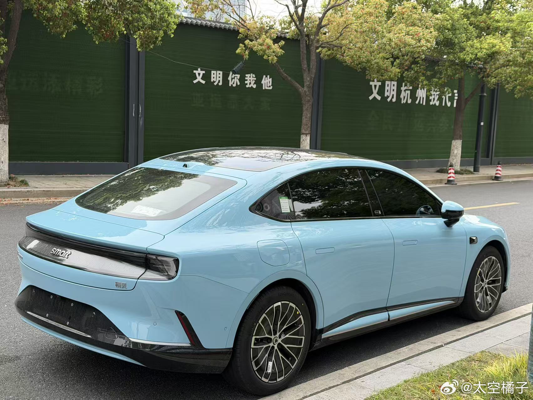 Smart6号蓝色颜值给几分？