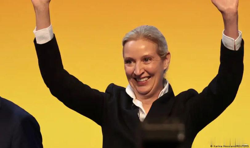 德国选择党（AfD）主席魏德尔昨天（周六）在埃尔福特举行的党代会上成功连任，并为
