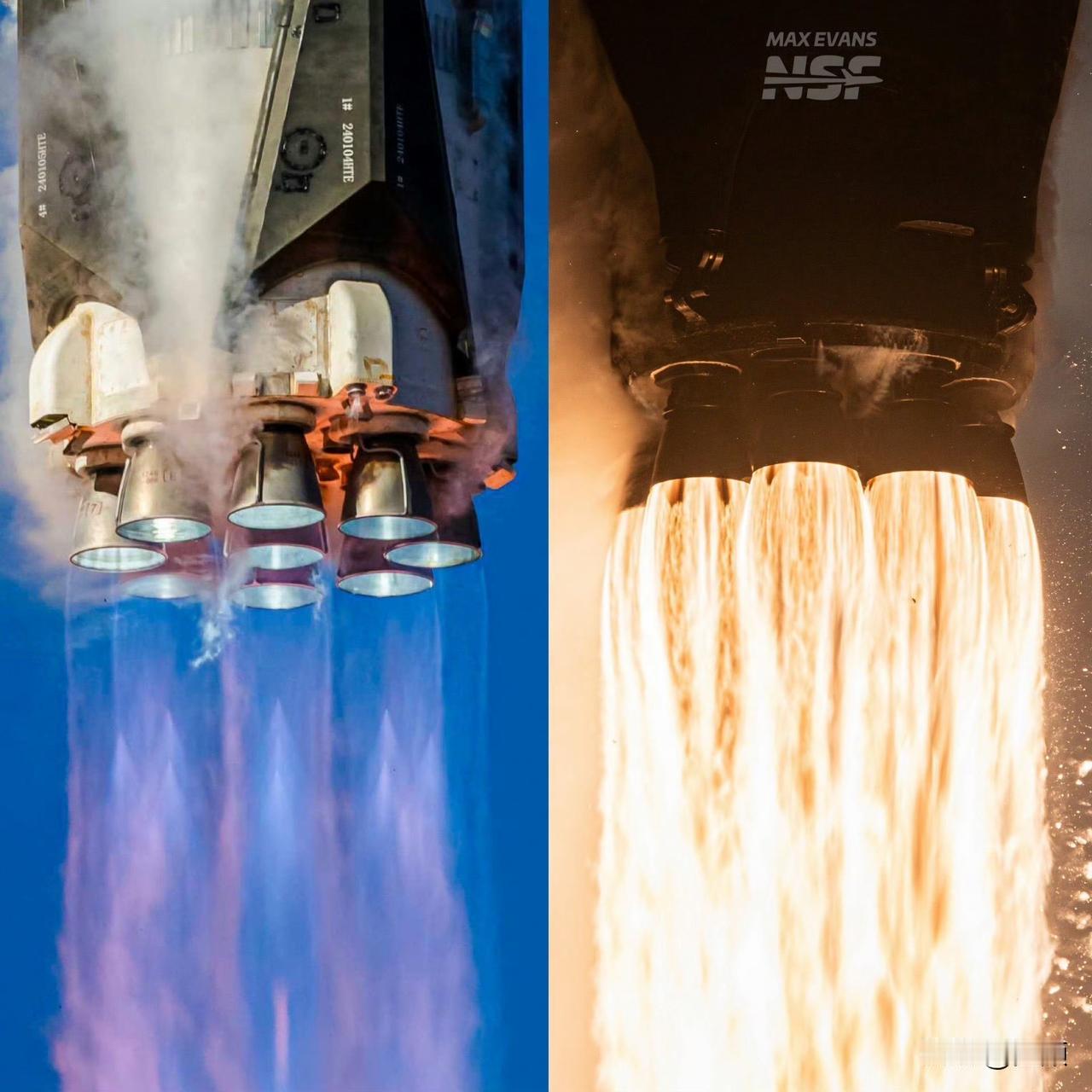 天然气炉子VS煤油炉子……朱雀三号甲烷VS猎鹰9号煤油​​​