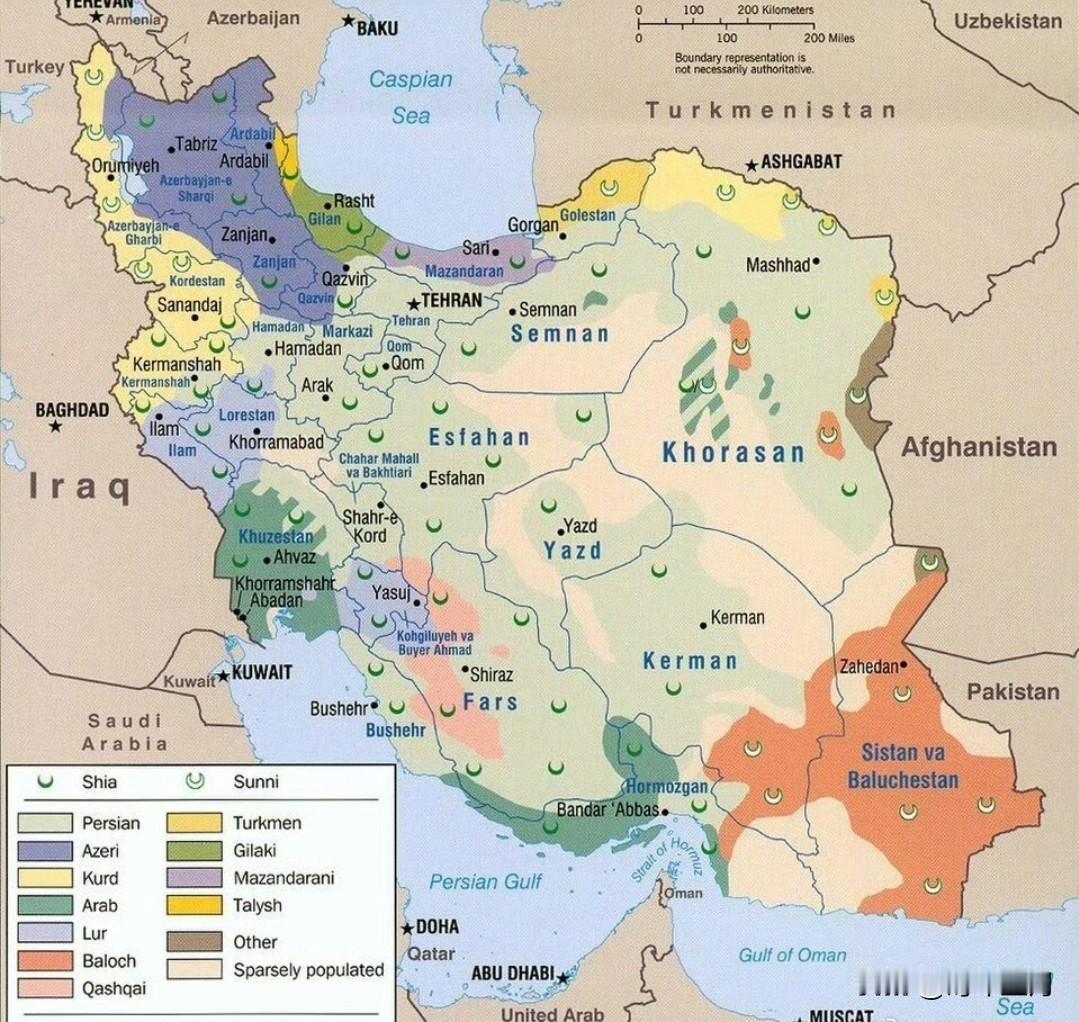 英国历史学家马修·戈布里尔·考克里尔伊朗是一个幅员辽阔、人口超过九千万的中东