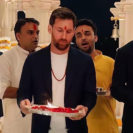 哈哈哈看看梅西见到印度🇮🇳首富多么虔诚多么入乡随俗所以哪有什么鄙视权贵