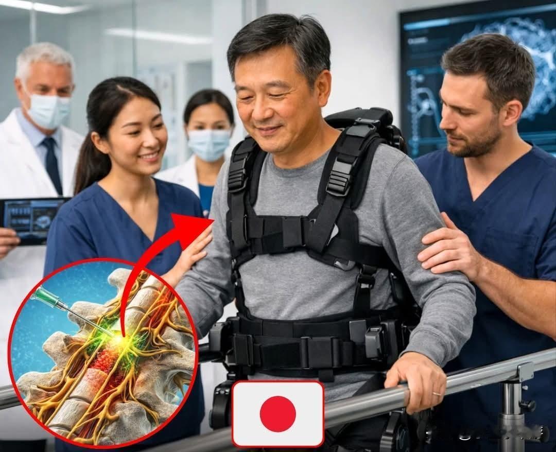 日本宣布了一项具有历史意义的干细胞研究进展：研究人员称，一名瘫痪患者在接受脊髓修