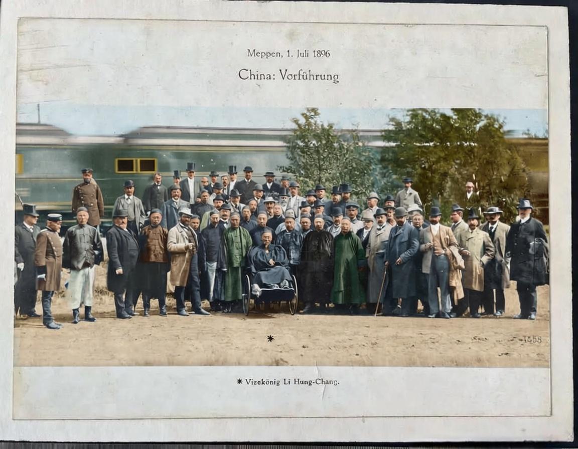 1896年6月28日—7月2日，73岁的李鸿章以大清钦差大臣身份，在结束俄国沙皇