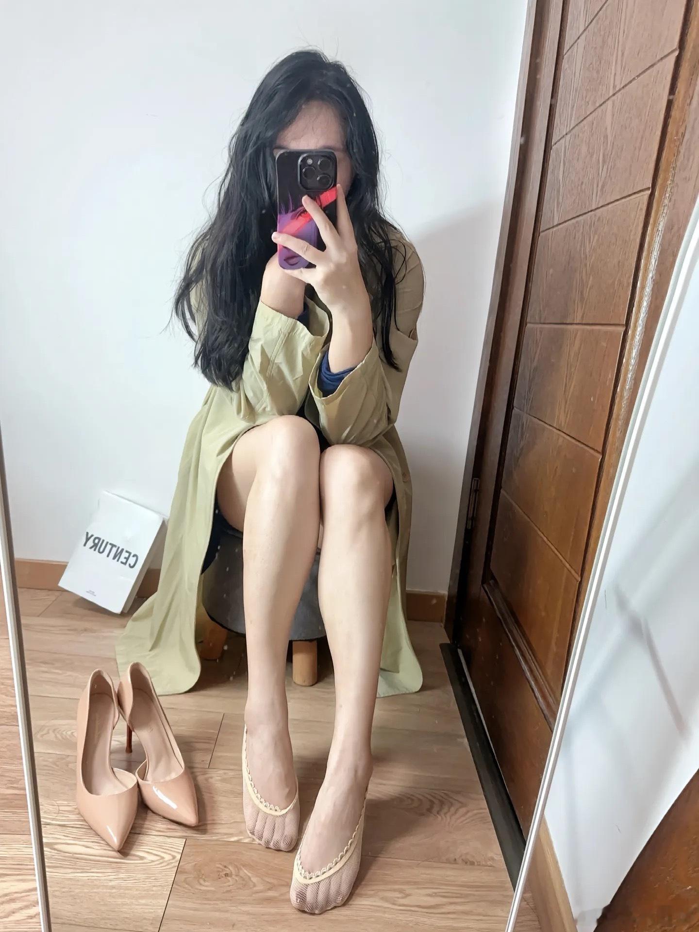 为了高跟鞋买了双小船袜[吐舌头眯眼睛笑]​​​