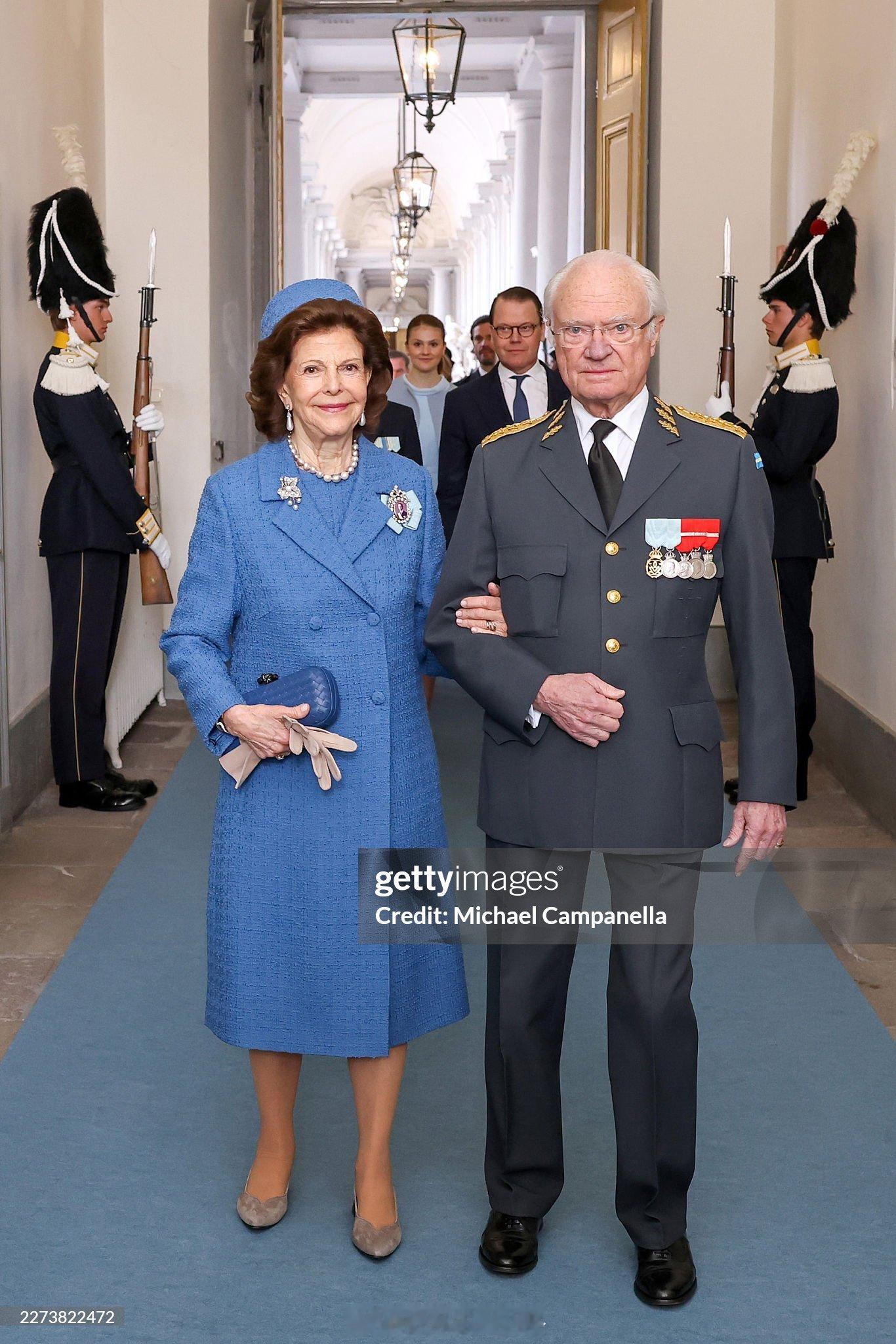 4.30瑞典国王卡尔十六世庆祝80岁生日，日间教堂活动，慢慢更吧