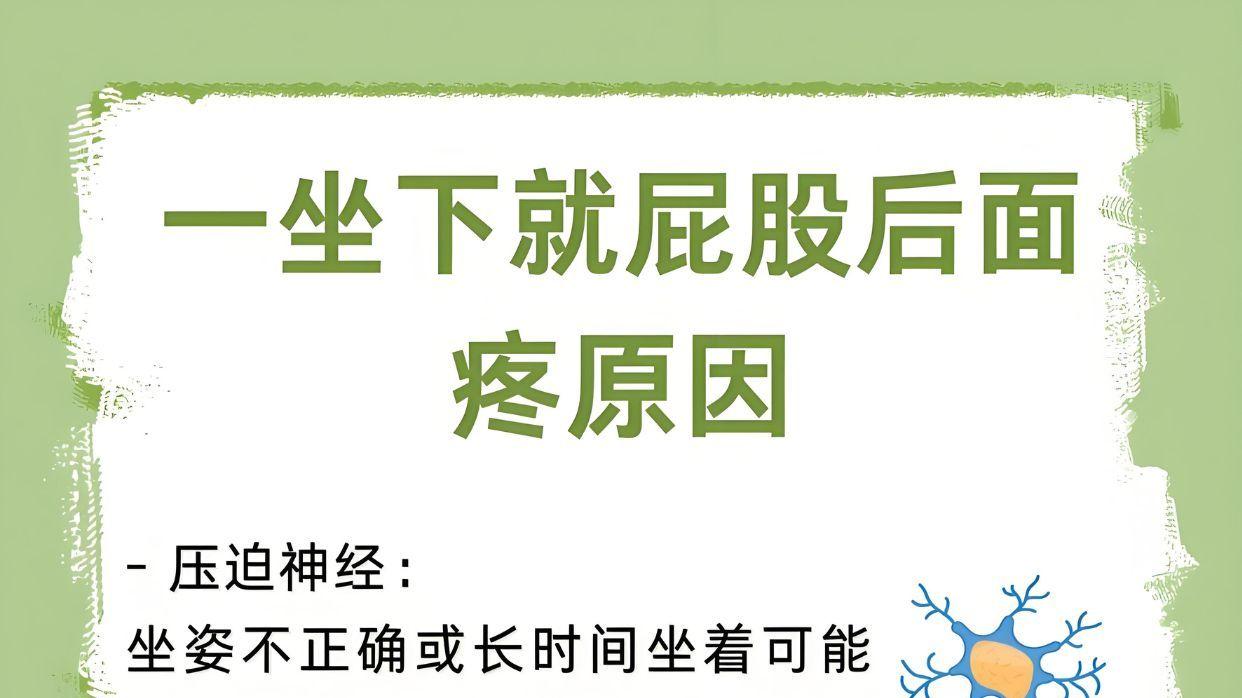 一坐下屁股就疼,到底是肌肉、坐骨神经还是腰椎在“闹脾气”?