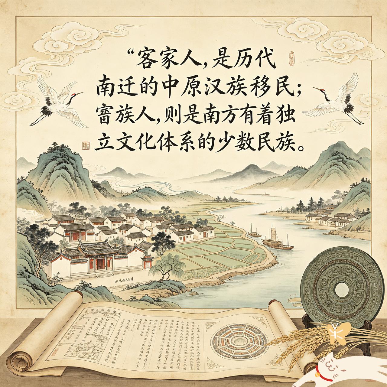 近代一些学术观点，为了凑合“南方土著融合汉人”的叙述模板，总是刻意的把山区混居特