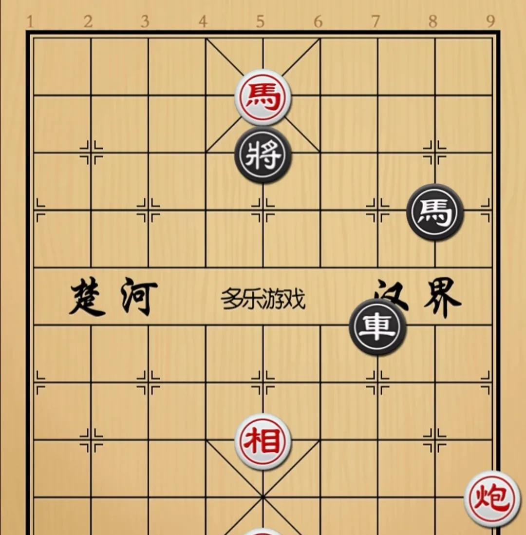 象棋：两两相对强弱可辩敢接这活必属高手如图红先手！黑方車馬，虽然说暂时