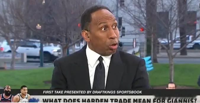 知名评论员A-史密斯在一档节目中谈到追梦想和詹姆斯搭档的言论：“追梦格林想和