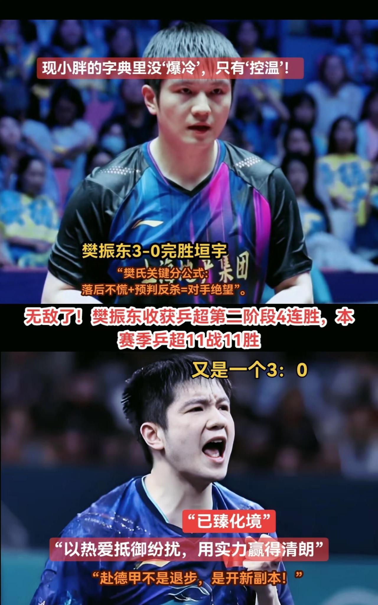 樊振东11连胜，这才是顶级乒乓球运动员！太多3:0，这才是真实力，从巴黎就开始