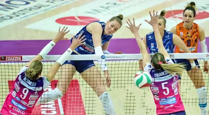 意甲半决赛第三回合！昨晚你熬夜看科内了吗？我没熬，因为朱婷没有出场，诺瓦拉这