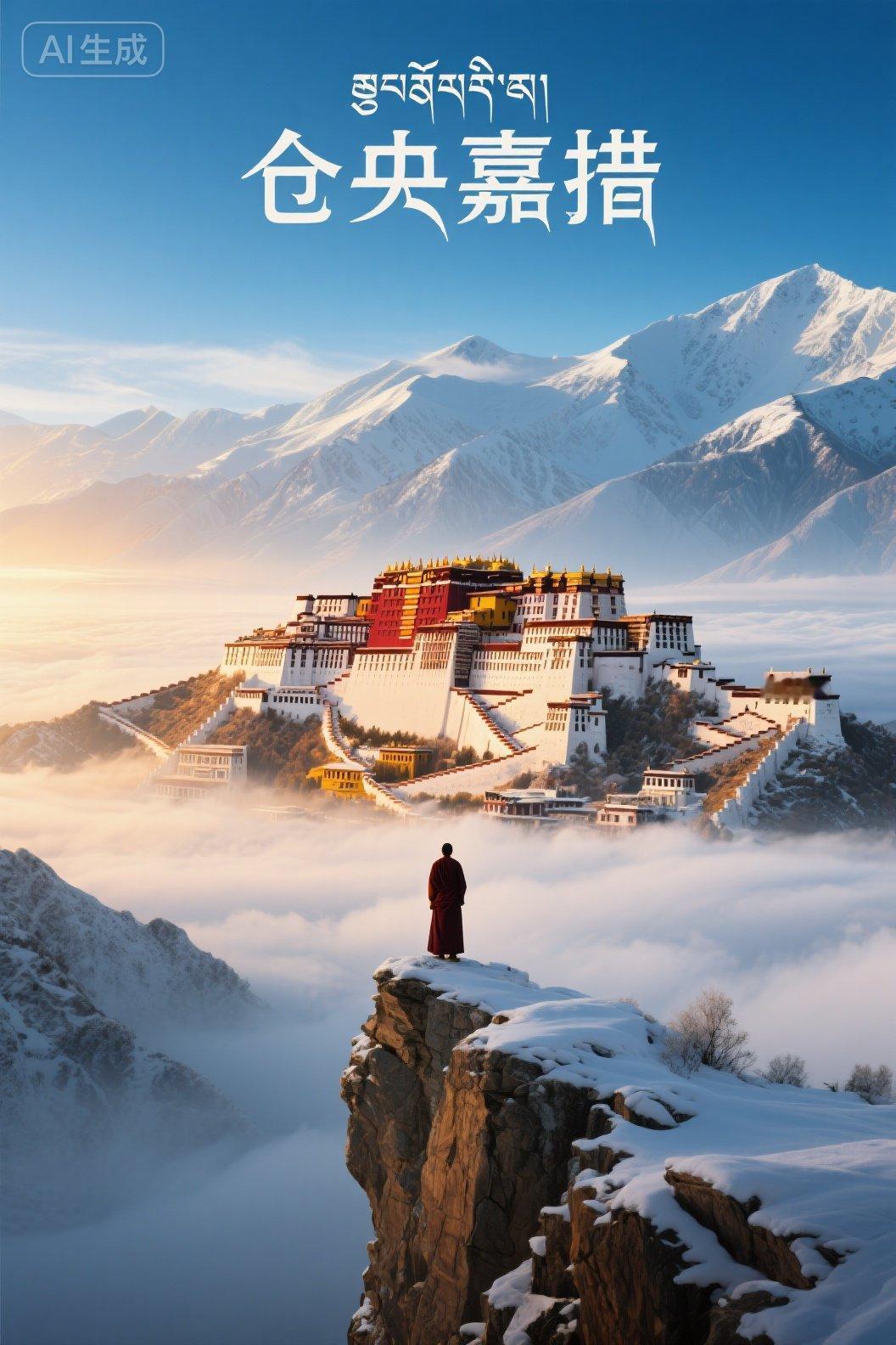 站在布达拉宫的云海边，我读懂了仓央嘉措的两难🌄几百年前的一个清晨，仓央