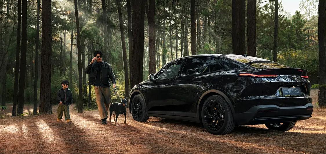 乐道L60黑骑士返场，我觉得不只是玩外观套路，黑套件，租电15.49万、