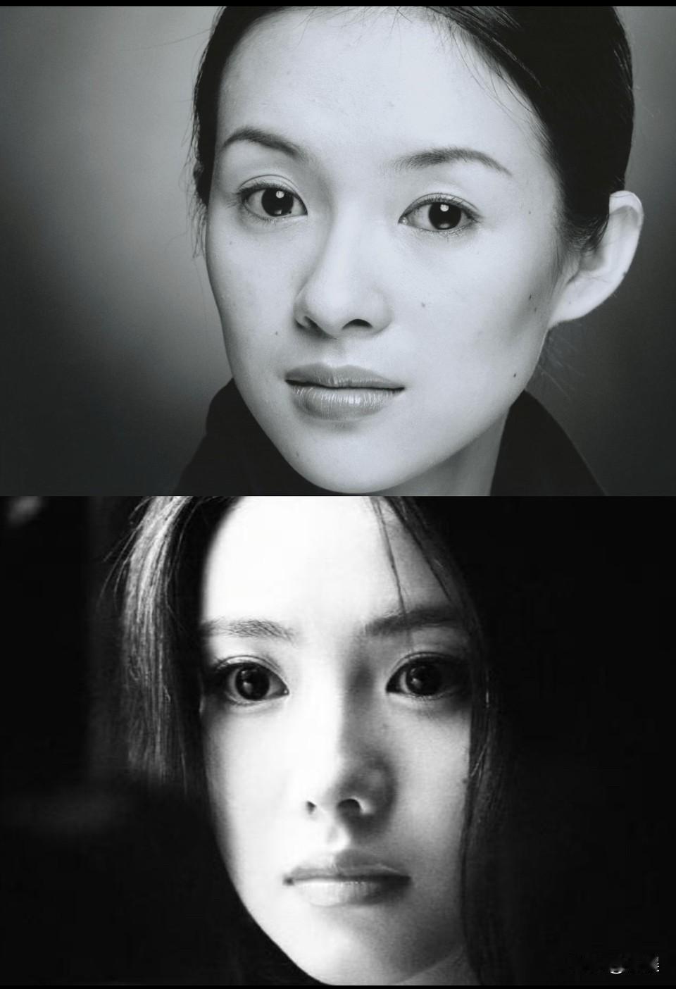 有人说她倆的眼睛很像…个人感觉不一样，刘浩存灵动，看起来是生机勃勃的鲜花，无论周