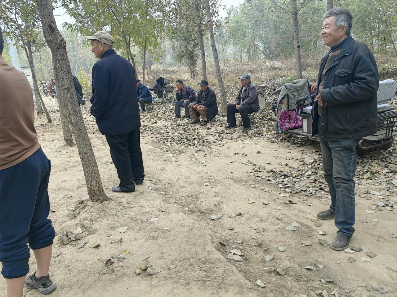 今天和老人们在一块待着说闲话，说家长里短。老人们说起了养儿子有什么用，都说养这