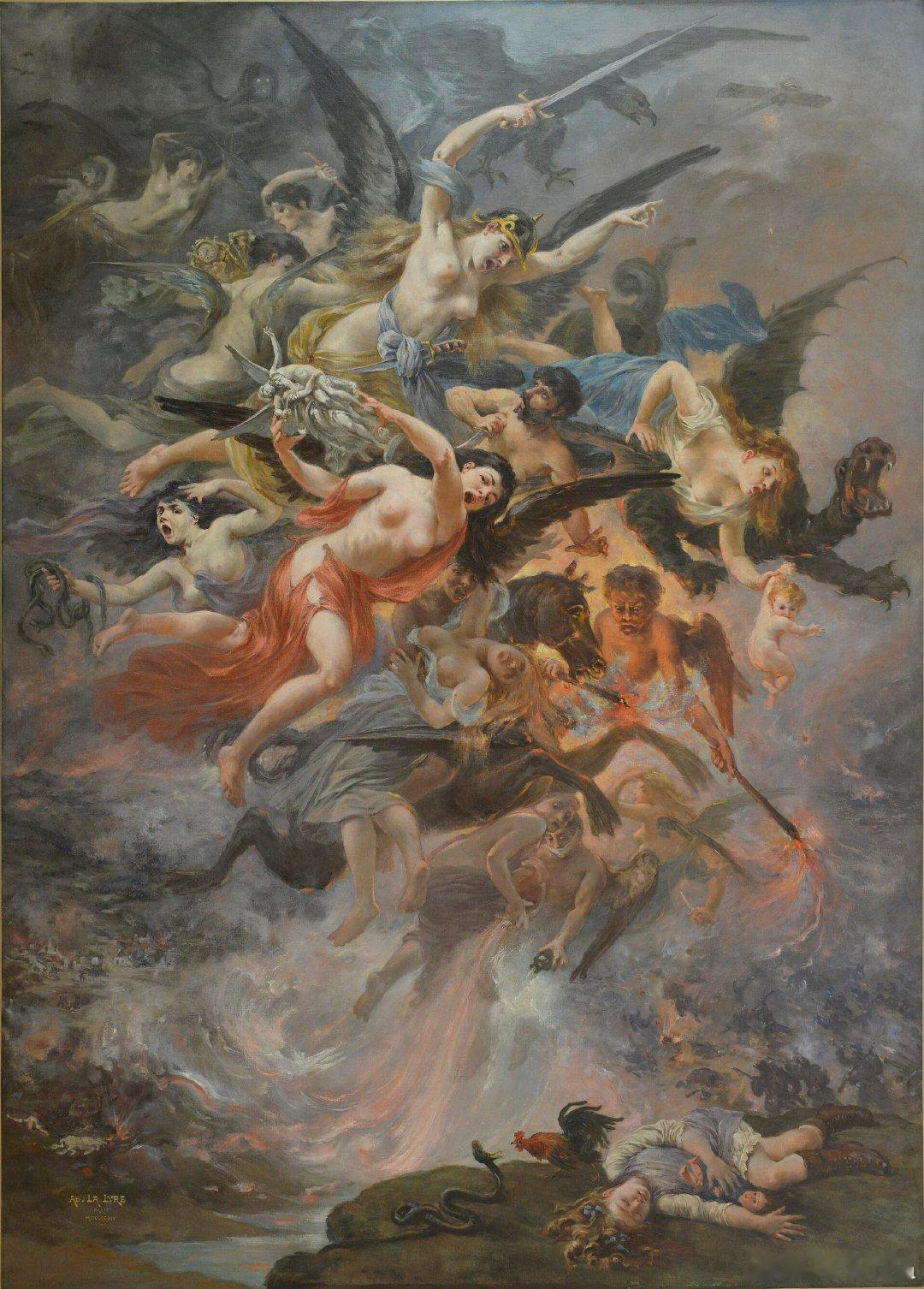 西洋历史文化鱼缸法国画家阿道夫·拉利尔（AdolpheLalyre，1848