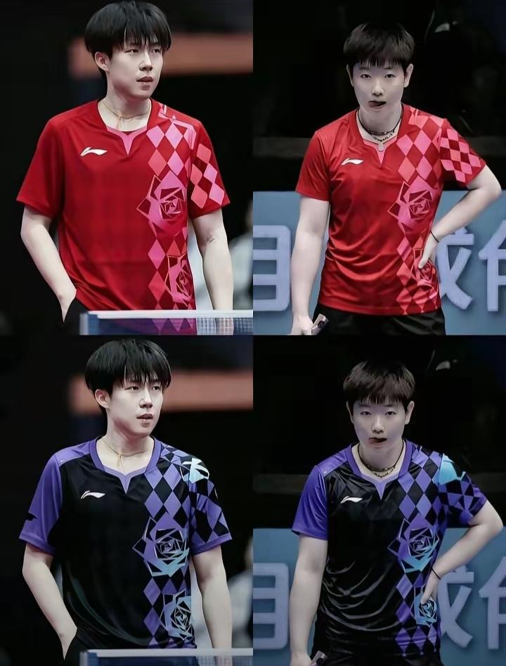 国乒新款队服真的美到心坎里了！黑紫色、红色渐变高级又吸睛，龙鳞纹理暗藏东方美学，