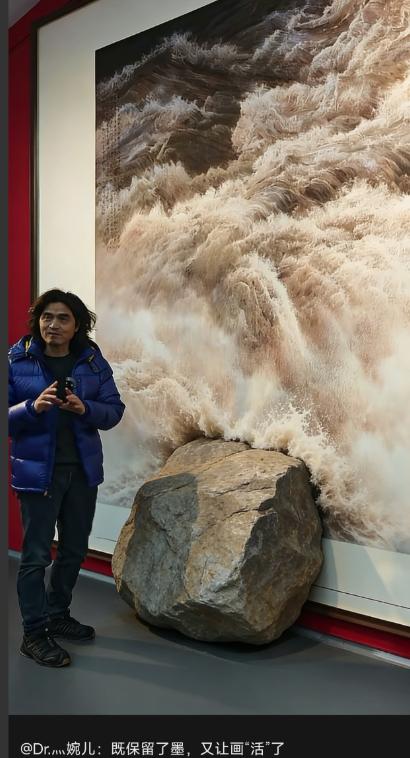 本以为是2025最伤心的艺术事故，没想到成了最火的创意众筹！画黄河出名的画家徐惠