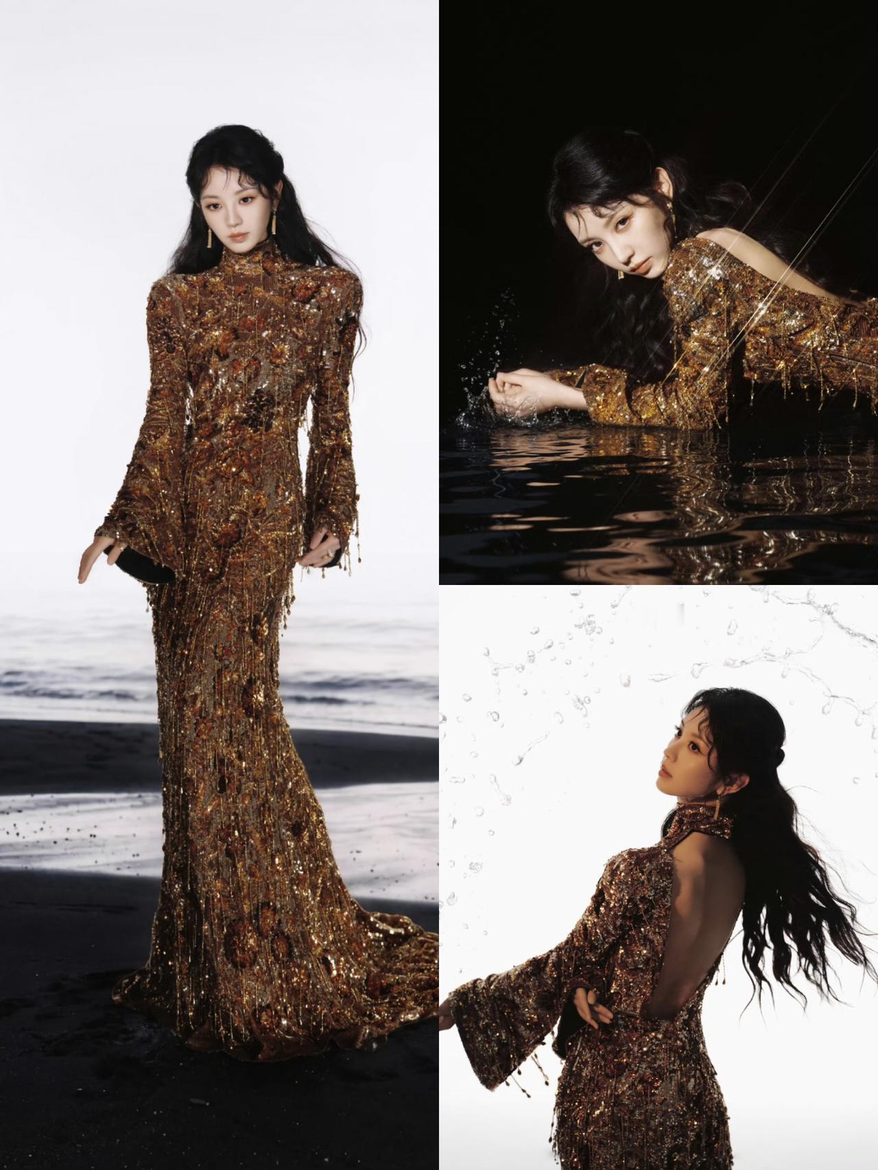 应该不止我一个人发现了，田曦薇星光大赏的这件裙子不简单，查了一下才发现，这个