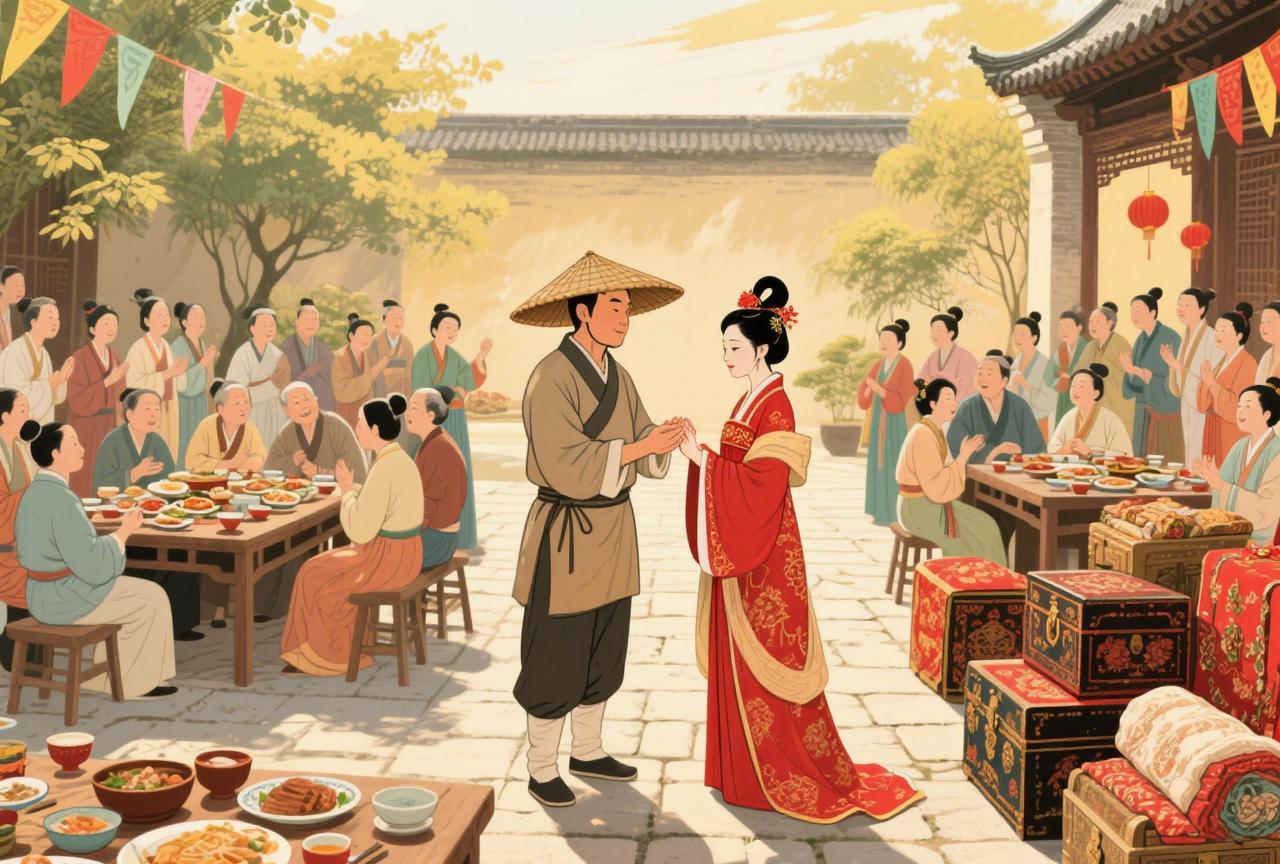 一个农夫，开荒时发现一具骷髅，他不忍心骷髅暴露野地，于是挖坑掩埋了它，还弄了一些