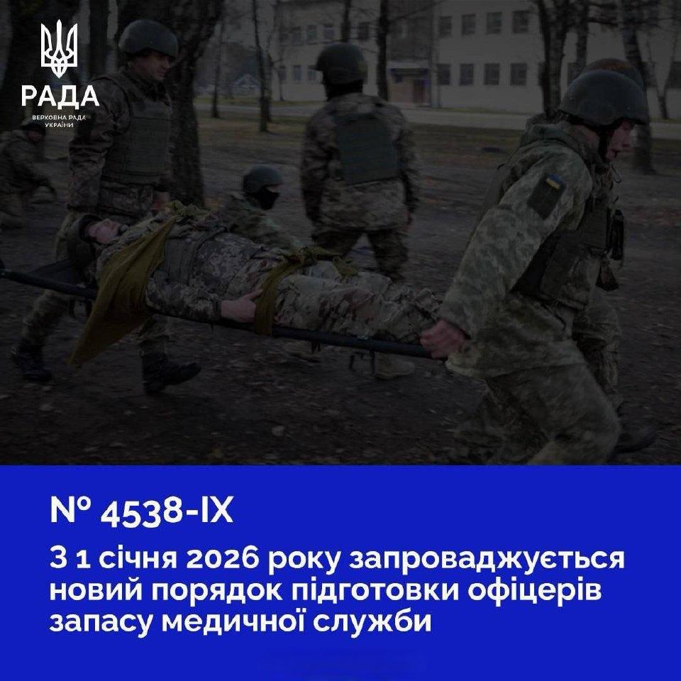 乌克兰最高拉达的通过一项促进军事动员的法案：自2026年1月1日起，乌克兰所有的