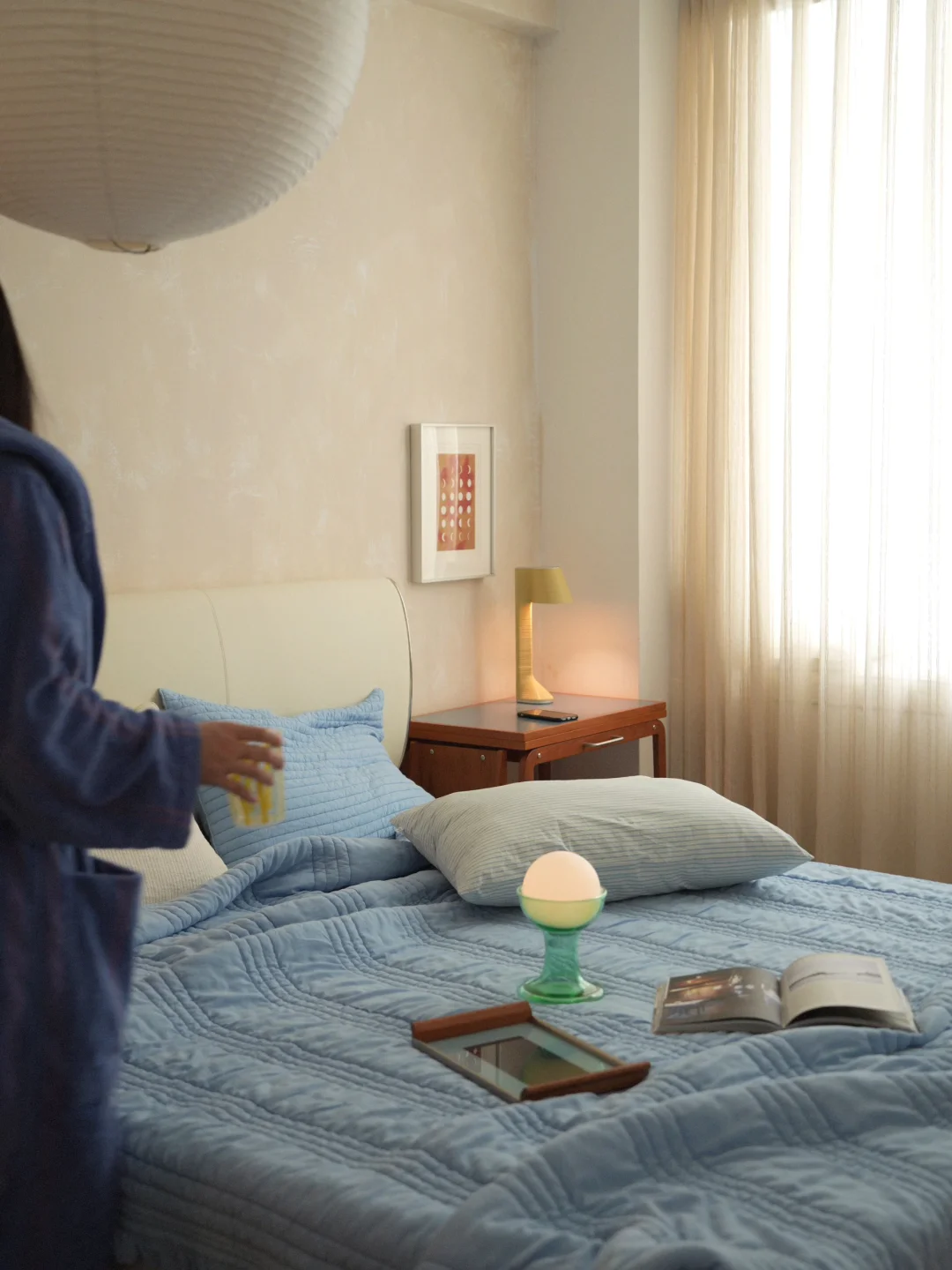 我的秋日卧室，待着不想出门～🫧🛏️