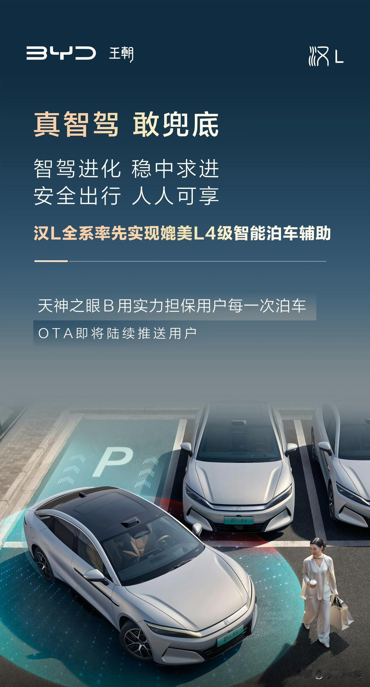 比亚迪：“我出智能泊车兜底！”友商：“没技术含量，先不跟！”话说，比亚迪宣布