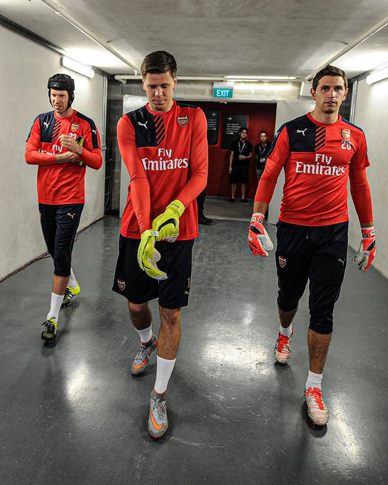 还记得阿森纳同时拥有这三位门将的时期吗？