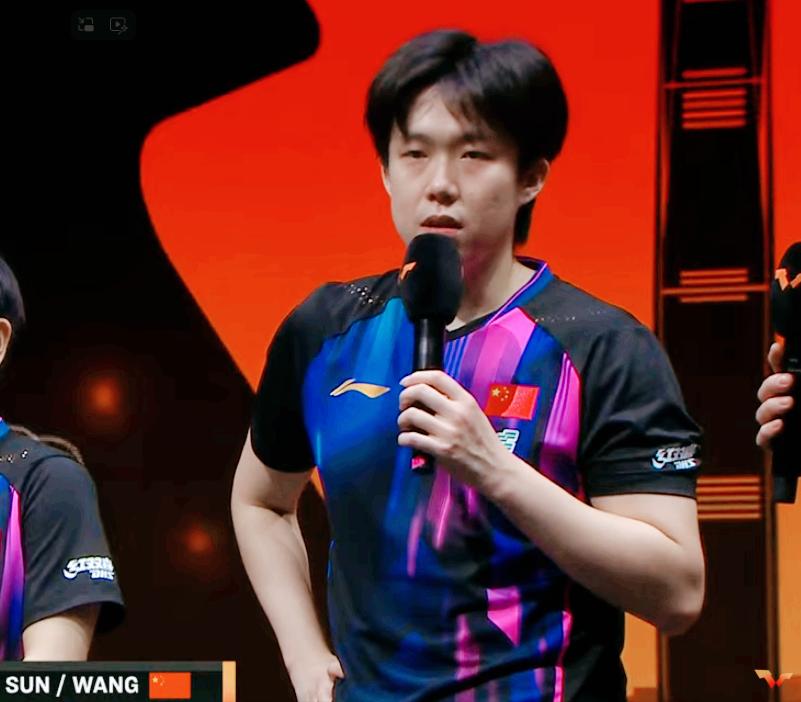 王楚钦答非所问，这是多恨松岛辉空！主持人问大头：今年已经连续两次击败了松岛