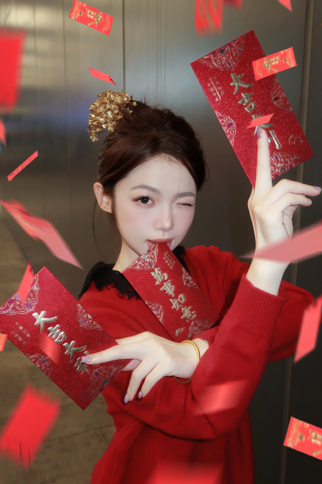 新年三刀流🧧过年这样拍太夯了