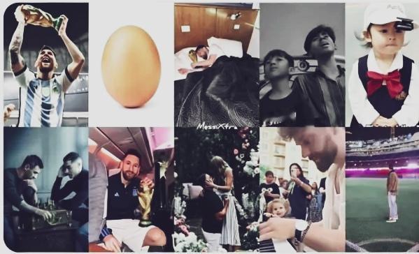 ins历史上点赞量前十的帖子，梅西占据5条，号称全球粉丝量第一的罗哥呢？算0.5