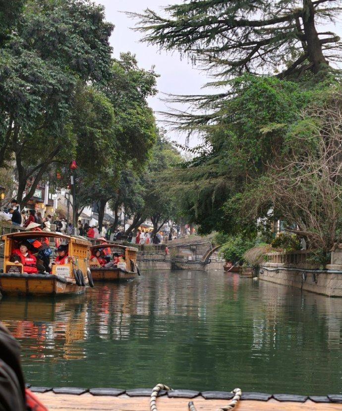 不试不知道坐个手摇船给摇坐船了以后再也不坐了苏州·苏州平江历史文化街区说