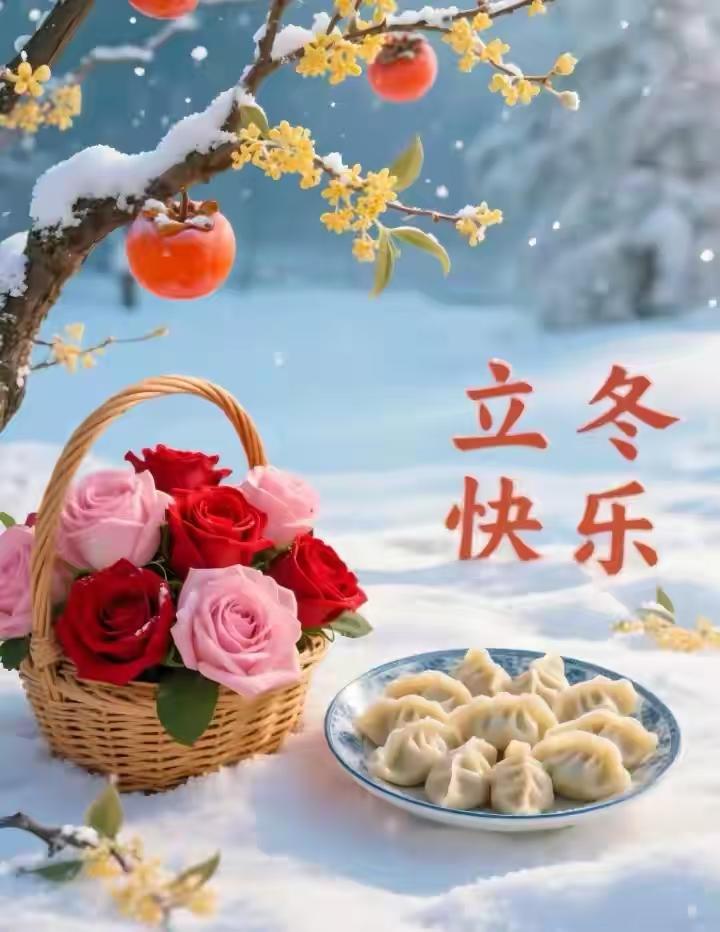 今日立冬吃餃子，三樣餡素食水餃，冬瓜青椒餡、酸菜餡和羅卜餡，很好吃哦！