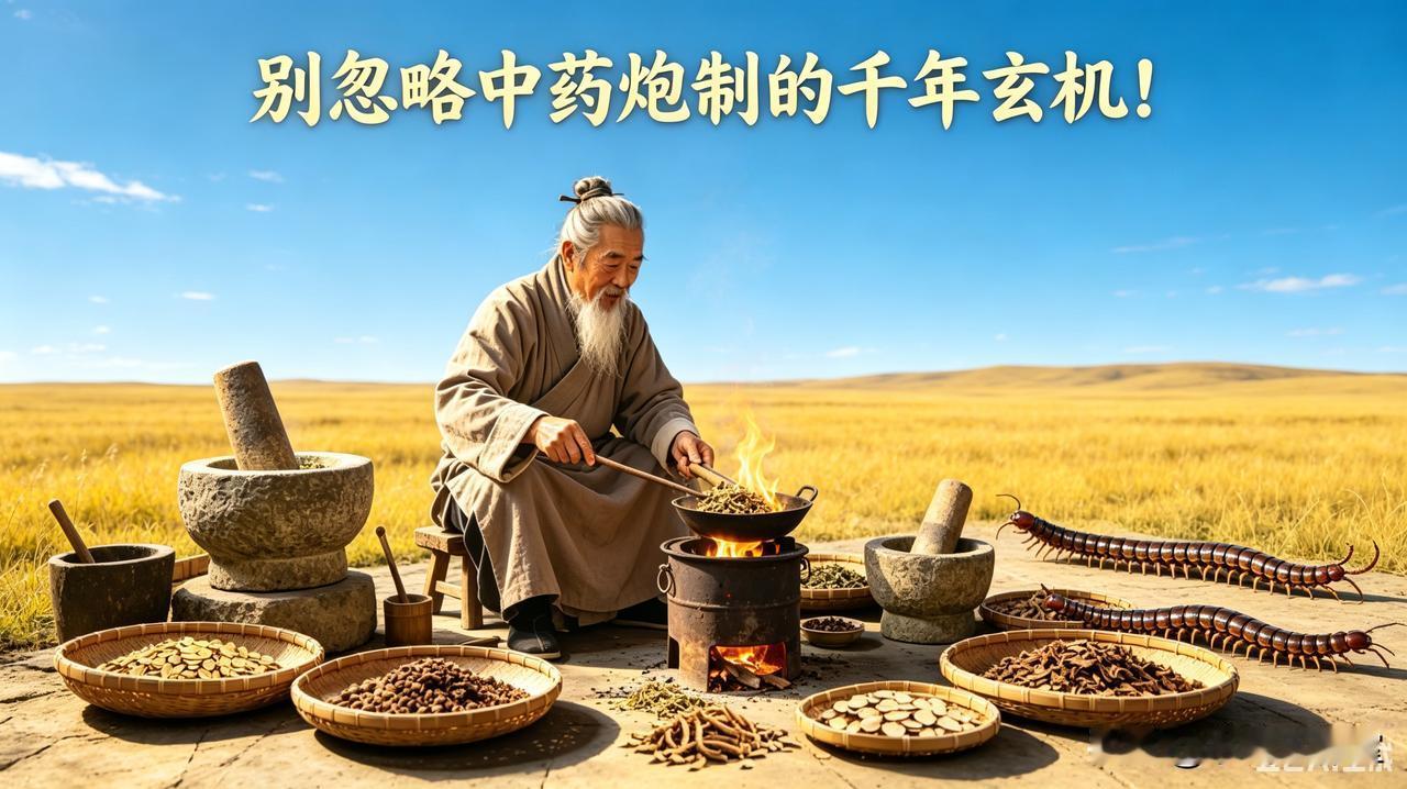 别忽略中药炮制的千年玄机！同一味药材，生用害人、制用救人，看懂才懂中医真本事