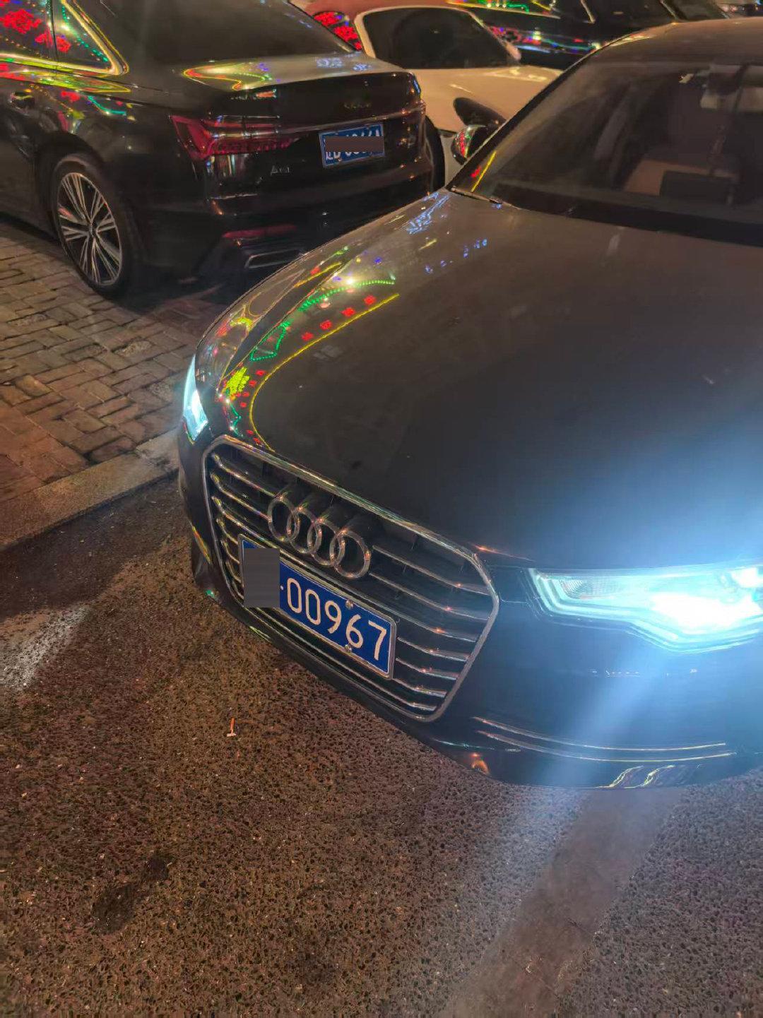 有个好大哥一直开奥迪A6，车牌号00967其实大哥很有实力，但不追求豪车身边朋友各种换车，他从不惦记
