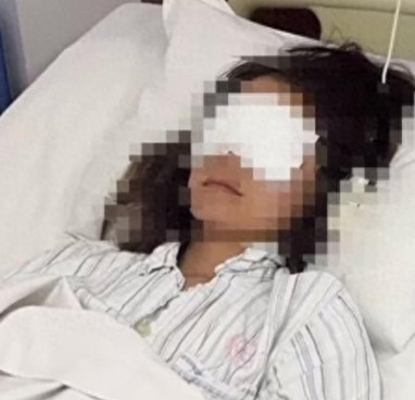 震惊！6月7日，女孩在齐鲁嵩山峡谷漂流时，竟遭陌生人恶意用高压水枪攻击，导致右眼