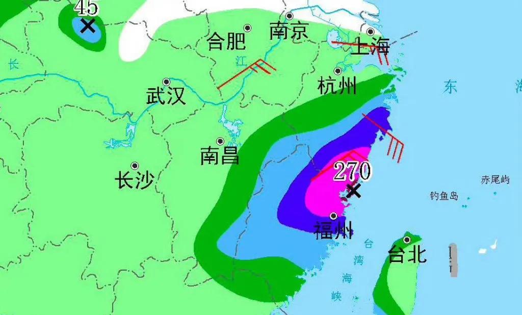这气象地图太过具象化了……