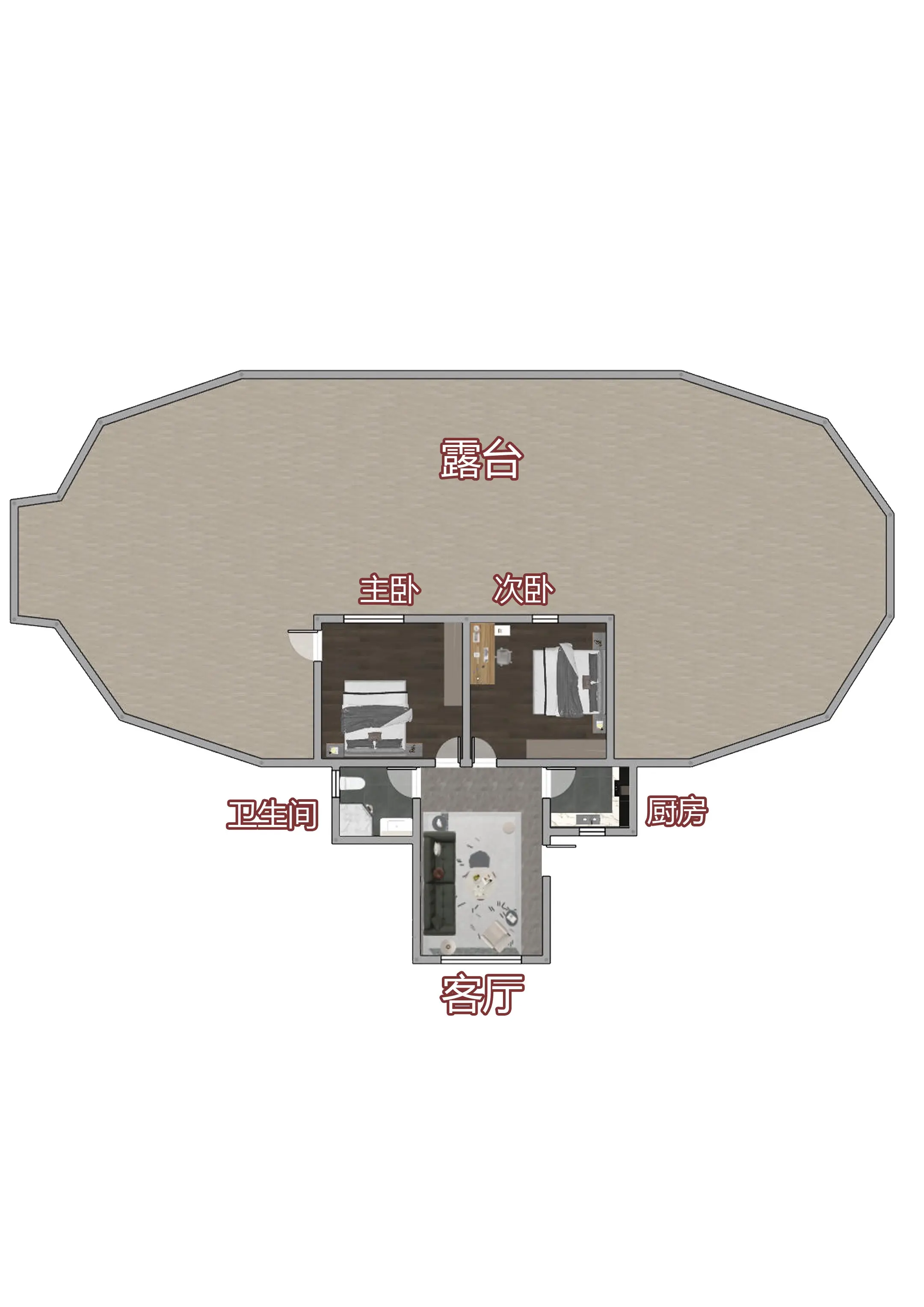 据说这个户型能起飞。你觉得呢？